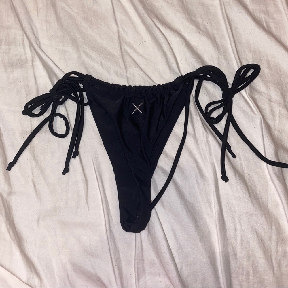 Boutine la black resort side tie bikini bottom